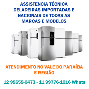 Assistência técnica geladeira Vale do Paraíba e região