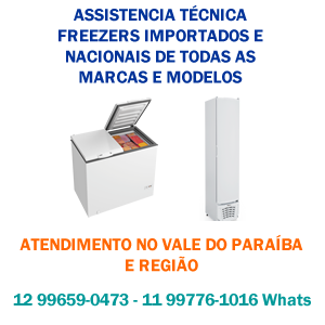 Assistência técnica Freezer Vale do Paraíba